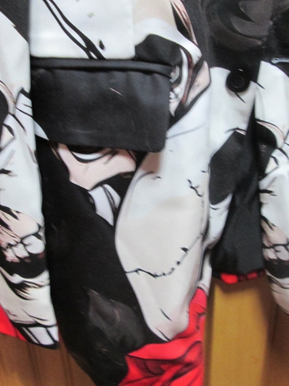 GOTH HALLOWEEN FEStIVal skull roses blazer mens 42 two button - Picture 3 of 6